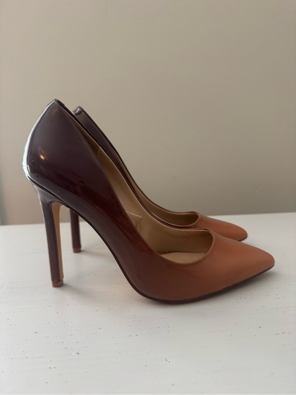 Aldo high heels 7 brown tan - Picture 8 of 8